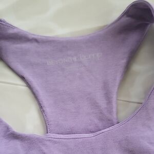 Beyond the Bump Lavender Racerback Nursing Tank